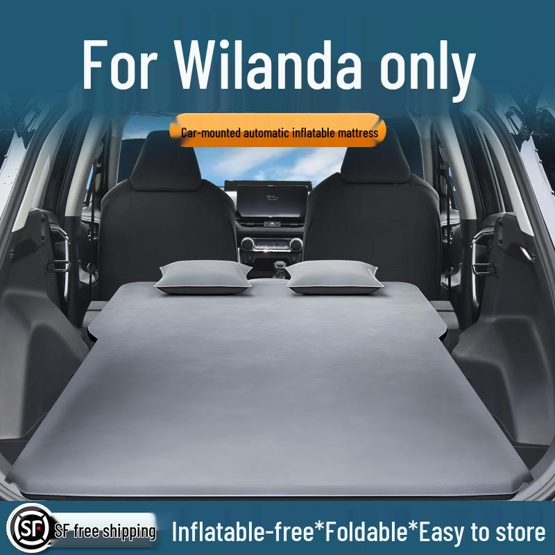 Inflatable Mattress for 2024 Toyota Wildlander: Trunk & Rear Seat Sleeping Pad