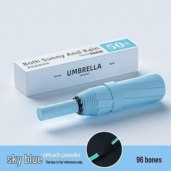 Fully Automatic Dual-Use Sun and Rain Folding Umbrella with Anti-Ultraviolet Sun Protection