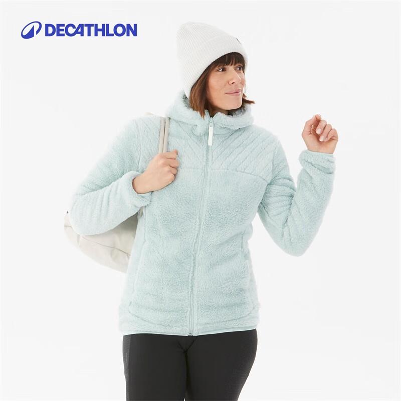 

Decathlon Women s Hooded Outdoor Fleece Jacket S
