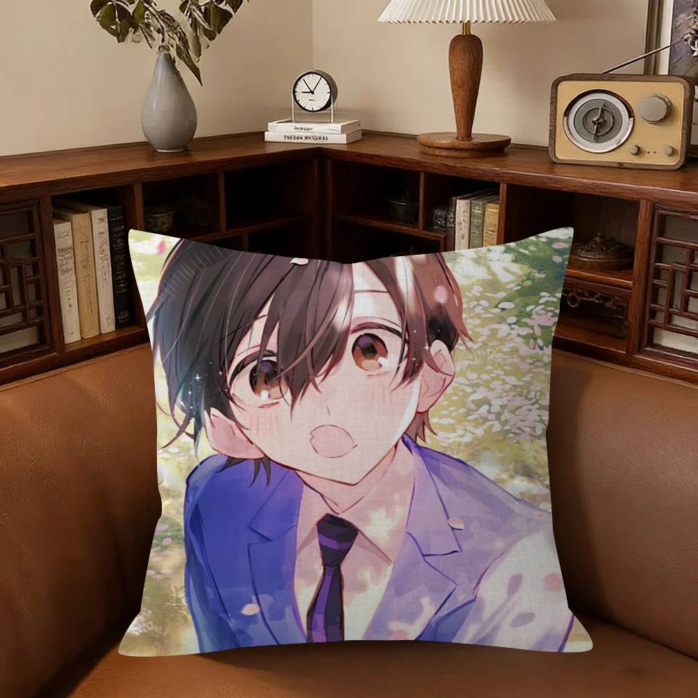Ouran High School HHost Club Pillow Gift Home Office Decoration Bedroom Sofa Car Cushion Cover case x