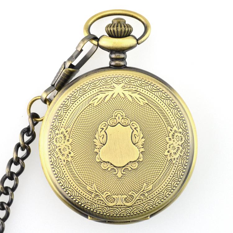 Nejprodávané klasické gravírované kapesní hodinky s vyklápěcím víčkem - Vintage dárek pro studenty a studentky