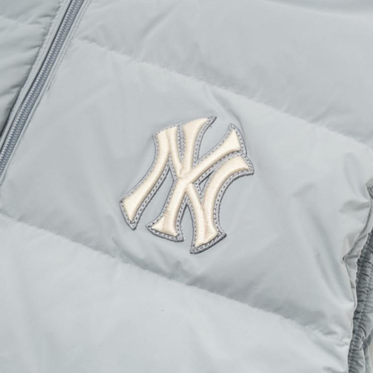 New MLB New York Yankees Down Vest Unisex Gray 3ADVL0116-50GRS