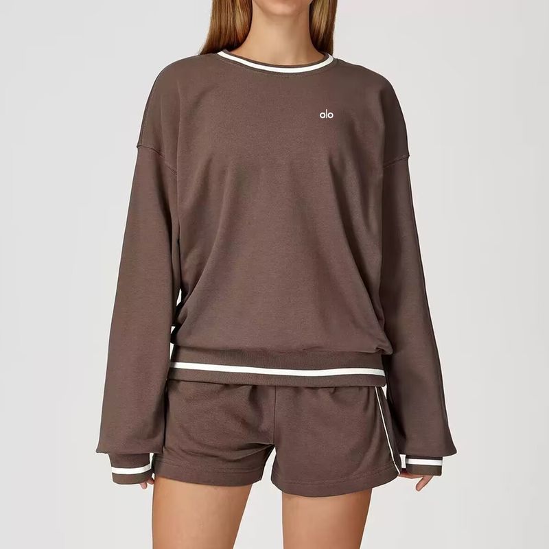 Oiob2025 New Sports Sweatpants Women Autumn Versatile Loose High Waist Straight Pants Pocket Outdoor Leisure Trousers