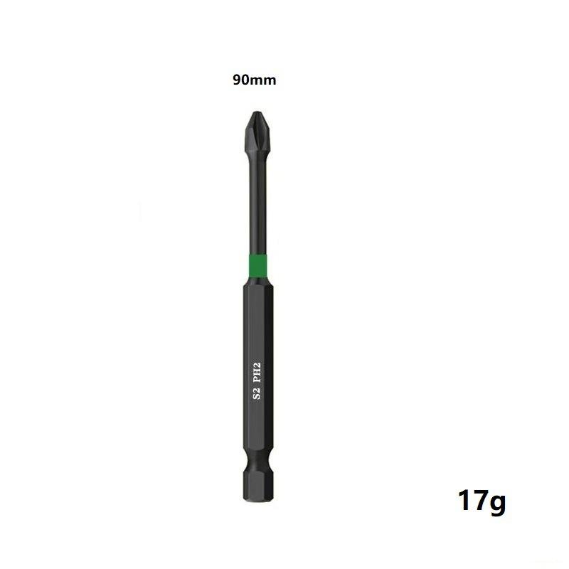 6Pcs/24Pcs PH2 Impact Screwdriver Bits Set S2 Steel Strong Magnetic Black Anti-Slip High Hardness for Power Drills DIY
