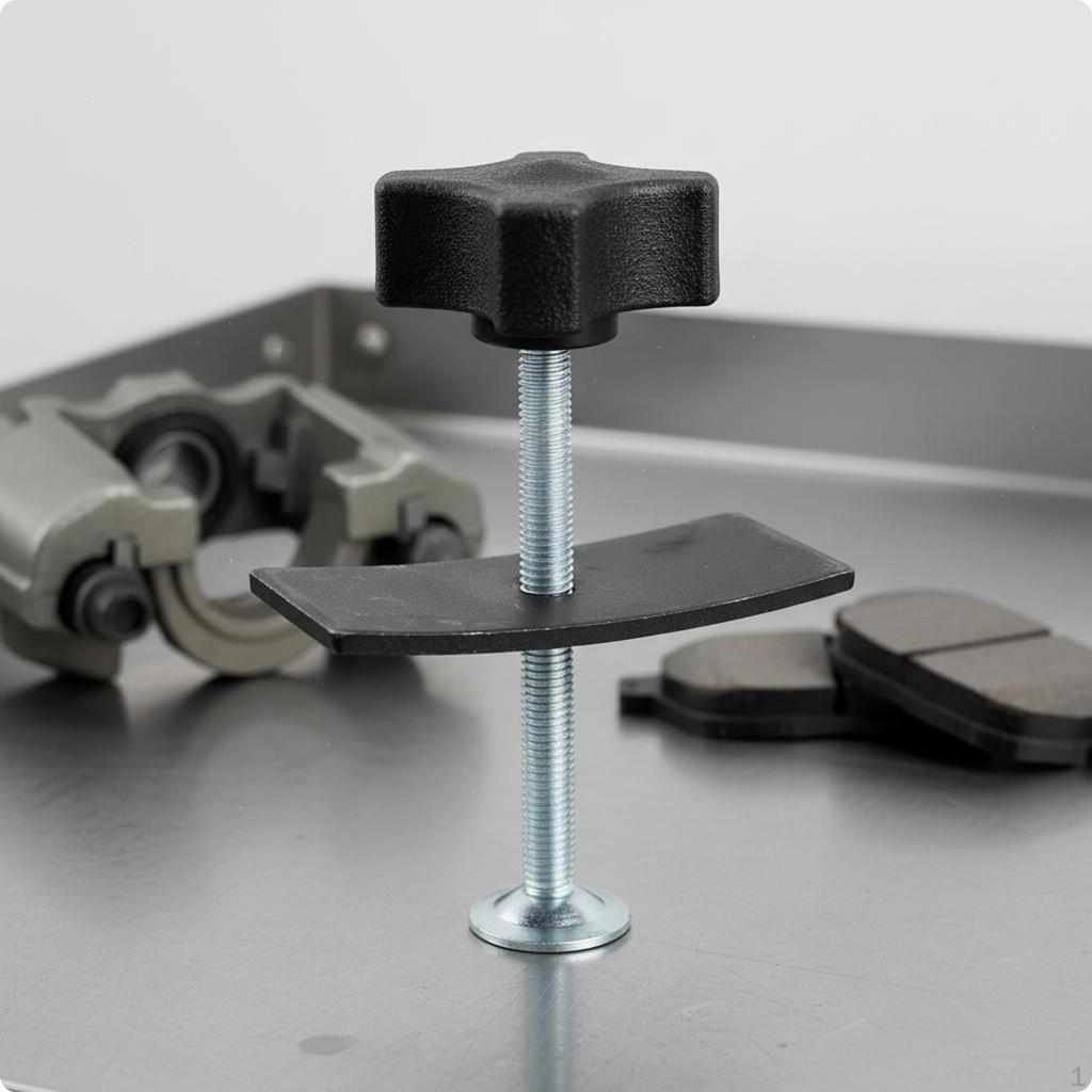 Brake Piston Compressing Manual Screw Type Caliper Tool Easy to Use