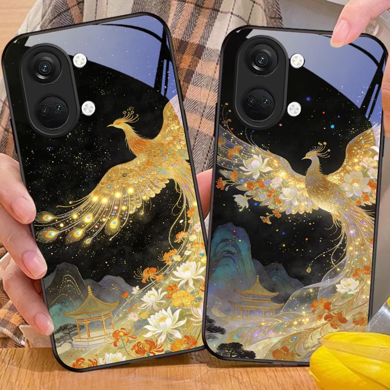 Gorgeous Phoenix Picture For OnePlus 6 6T 7 7T 8 8T 9 10 Pro 11R 12R 13R Nord CE 2T 2 3 Lite N20 N30 Ace 2 3 2V Glass Phone Case