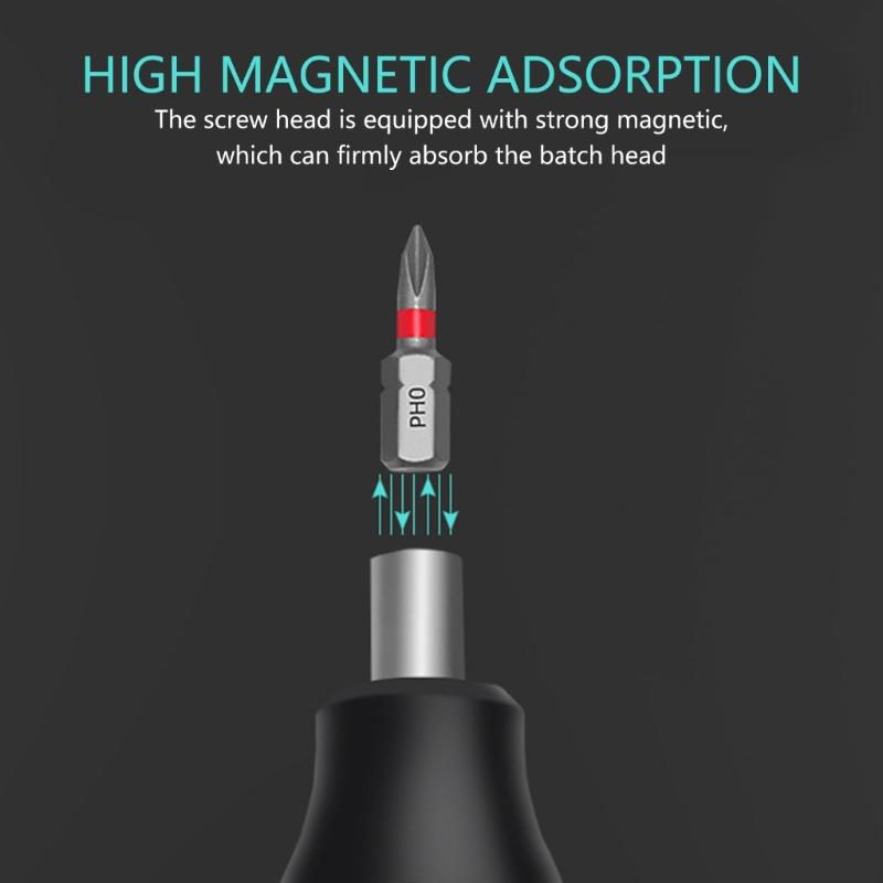 Multiple Functional Screwdriver Kit 8 Magnetic Tip Sturdy Steel Construction Compact Carrying Case