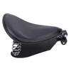 Motorcycle Solo Seat with Spring Bracket Kit Faux Leather Strong Support Universal Fit for Retro