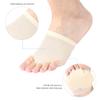 1 Pair Foot Thong 5 Toes Paw Pad Ballet Dance Forefoot Half Protective Shoes (M)
