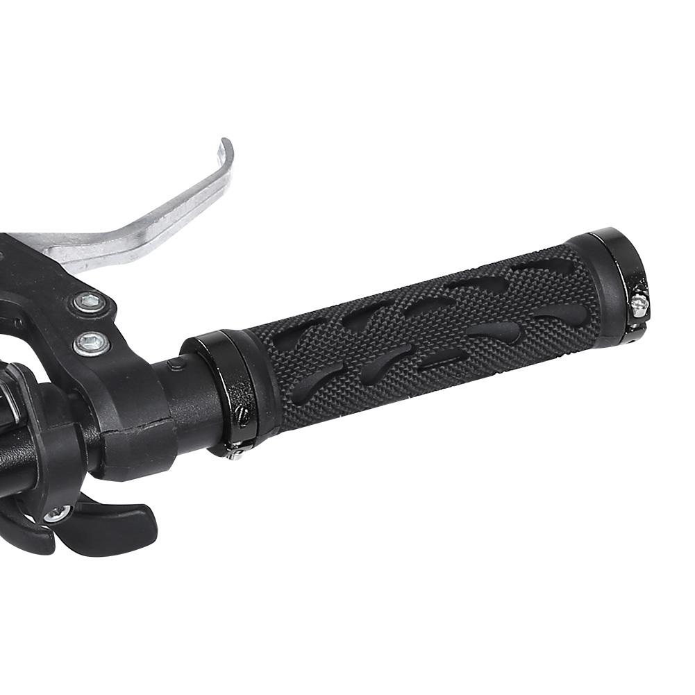 1Pair Hollow Anti Slip Rubber Road Mountain Bike Bicycle Handlebar Lock On Grips(Black)