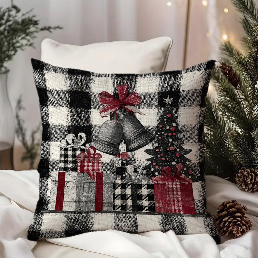 Weihnachtsmuster Kissenbezug DesignGeeignet für Sofa Auto Schlafzimmer dekorativer Kissenbezug Kissenbezug