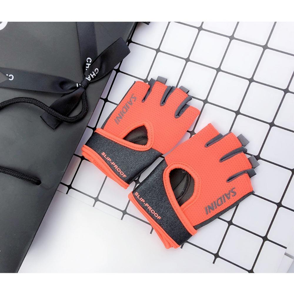 Non-slip half-finger breathable wear-resistant equipment dumbbell training sports gloves