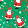 Christmas Wrapping Paper Roll 17 Inch Merry Christmas Santa Claus Gift Wrapping Paper Reversible Winter Holiday Gift Wrap