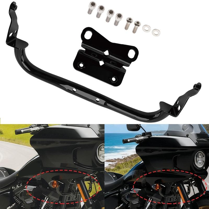 Motorcycle Front Fairing Lower Support Bracket For Harley Low Rider ST FXLRST 2022-2025 El Diablo FXRST 2022 чёрный