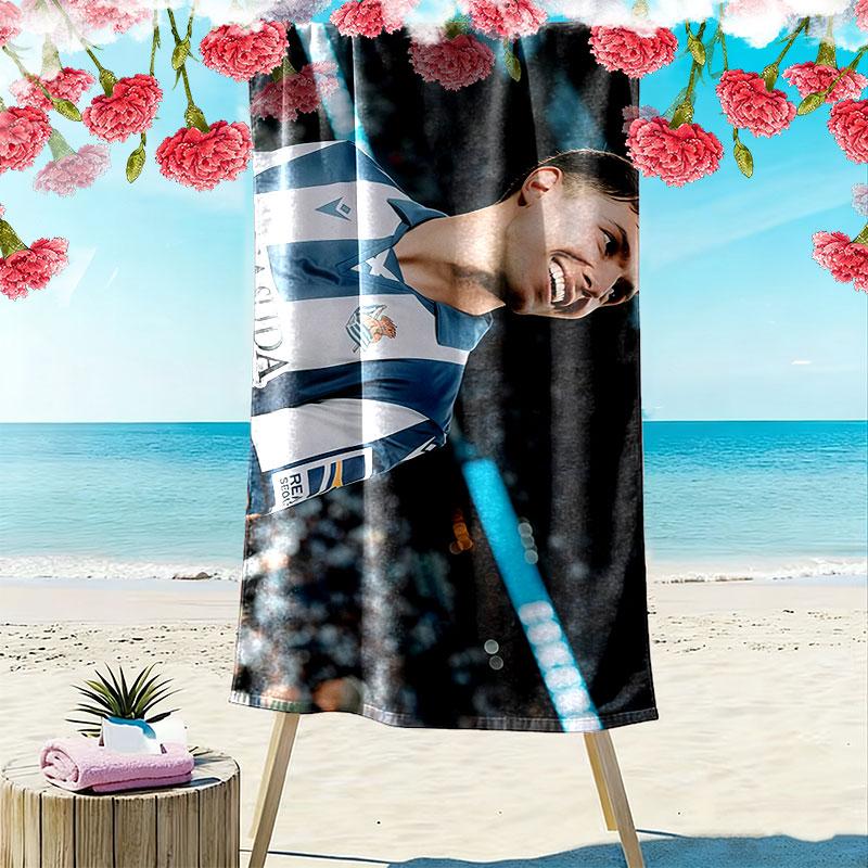 Martin Zubimendi Print Strandtuch, Großes Weiches Schnelltrocknendes Handtuch für Strand Camping Schwimmen