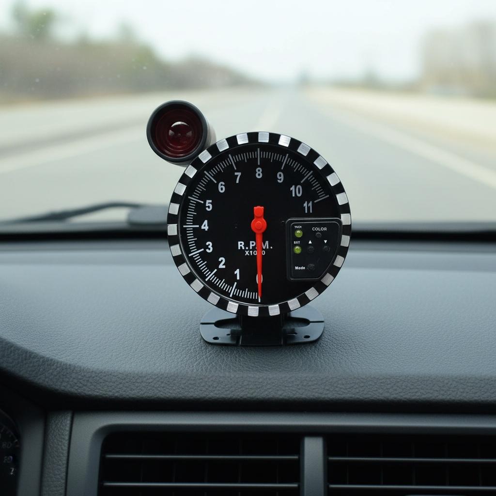 5 Inch 7 Colors Tachometer Gauge RPM Car Meter Car Parts