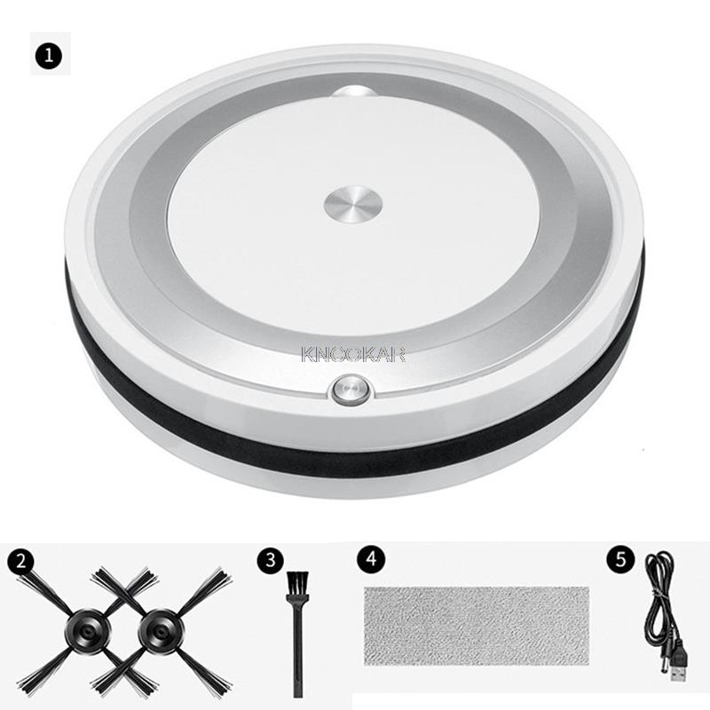 

ES04 Робот-пилосос Розумний пилосос для домашнього мобільного телефону Додаток дистанційного керування Автоматичне видалення пилу Прибиральна машина срібний