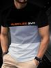 Letter 3D Printed Men T-shirt Summer Outdoor Casual Sports Quick Drying Short Sleeve Top Plus Size Men Clothing