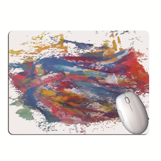 Podložka pod myš Creative proti vyblednutí Hladký povrch olejomalba Mraky Podložka pod zápěstí pro notebook