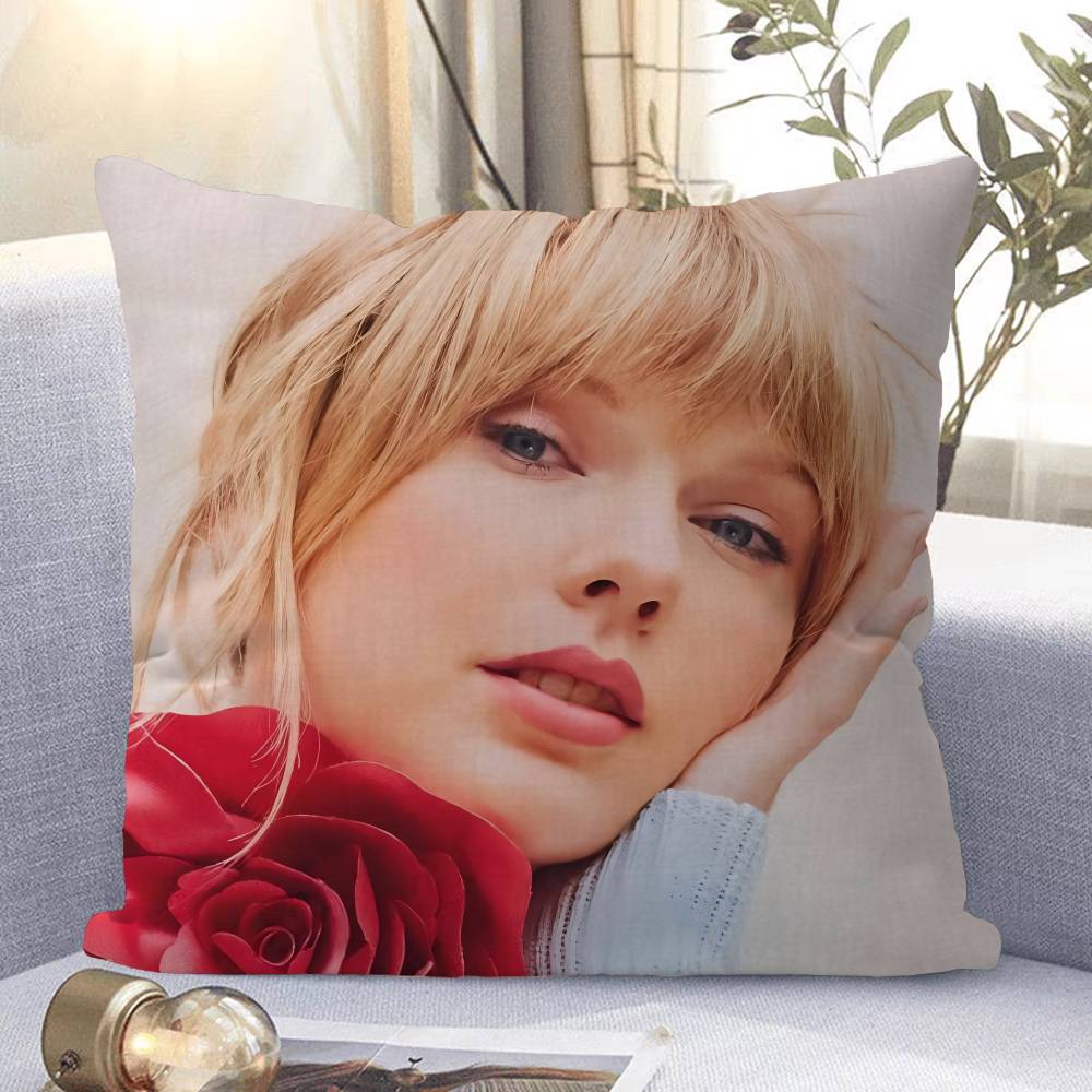 

Зірка-ідол Тейлор Свіфт Наволочка для подушки 30x50 Поліестер Диванні подушки Декоративні накидні подушки Прикраса для дому Наволочка 18x18Inch