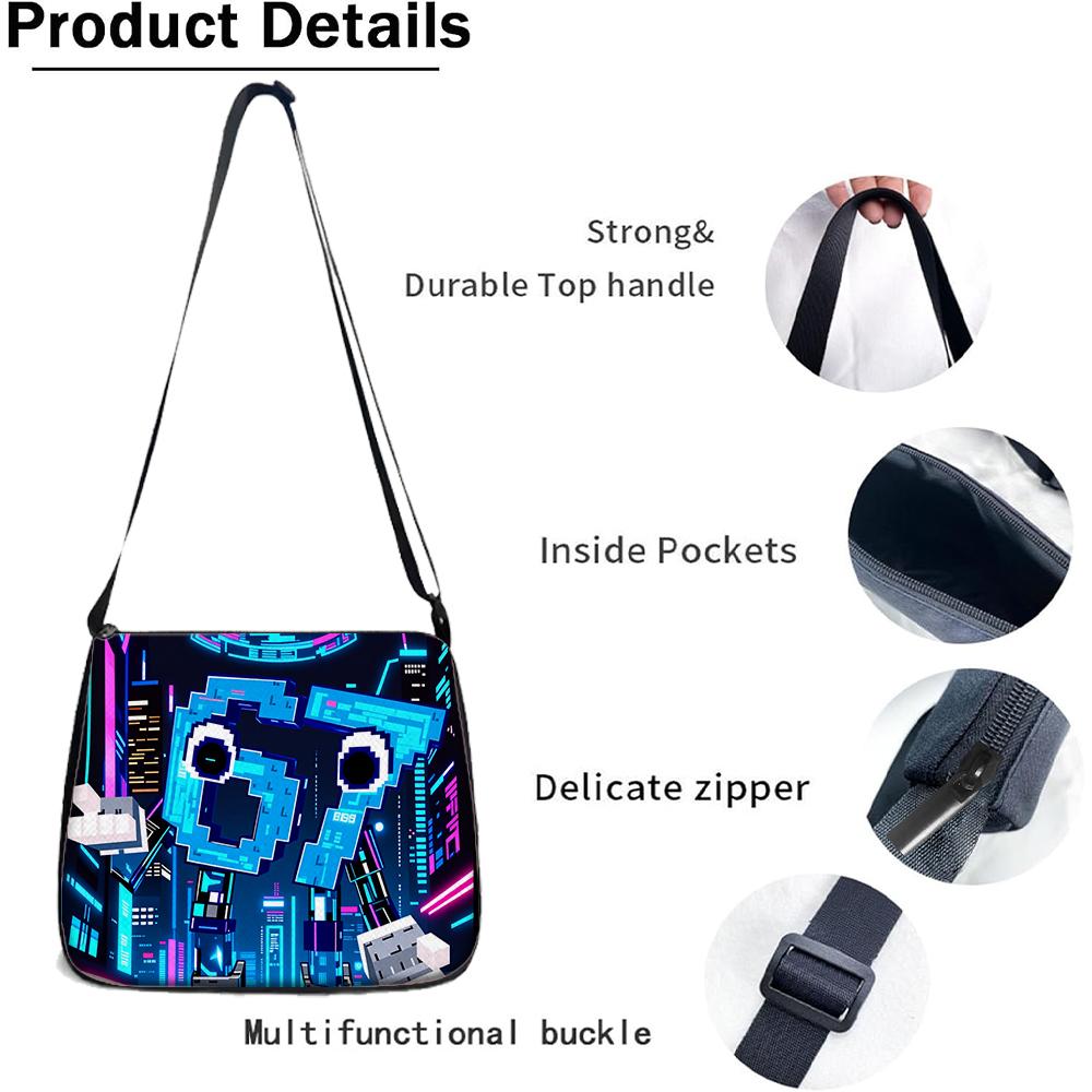 1/2/3/4/5pcs Cartoon Number 67 Print Backpack Set Lightweight Daily Large Capacity School Bag Travel Bag Children Perfect Gift