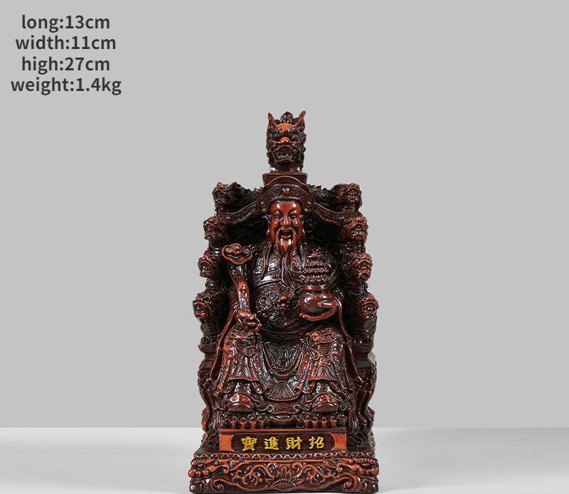 God of Fortune Ornaments Home Living Room Buddha Statue Inviting Wealth Into The Treasure Opening Decor