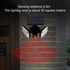 2108 Solar Power Waterproof ABS Dual Sensor Light Head Solar Wall Light