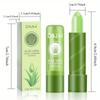 Aloe Color Changing Lipstick Aloe Vera Tinted Lip Balm Moisturizing Hydrating Long Lasting Lipstick Hydrating Lip Care Gloss for Soft Lustrous Lips