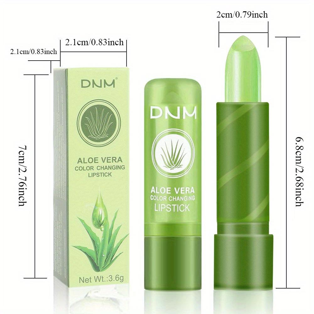 Aloe Color Changing Lipstick Aloe Vera Tinted Lip Balm Moisturizing Hydrating Long Lasting Lipstick Hydrating Lip Care Gloss for Soft Lustrous Lips