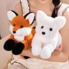 Cartoon Lying Down Little Fox Doll Plush Toy White Fox Doll Girl Company Soothing Doll