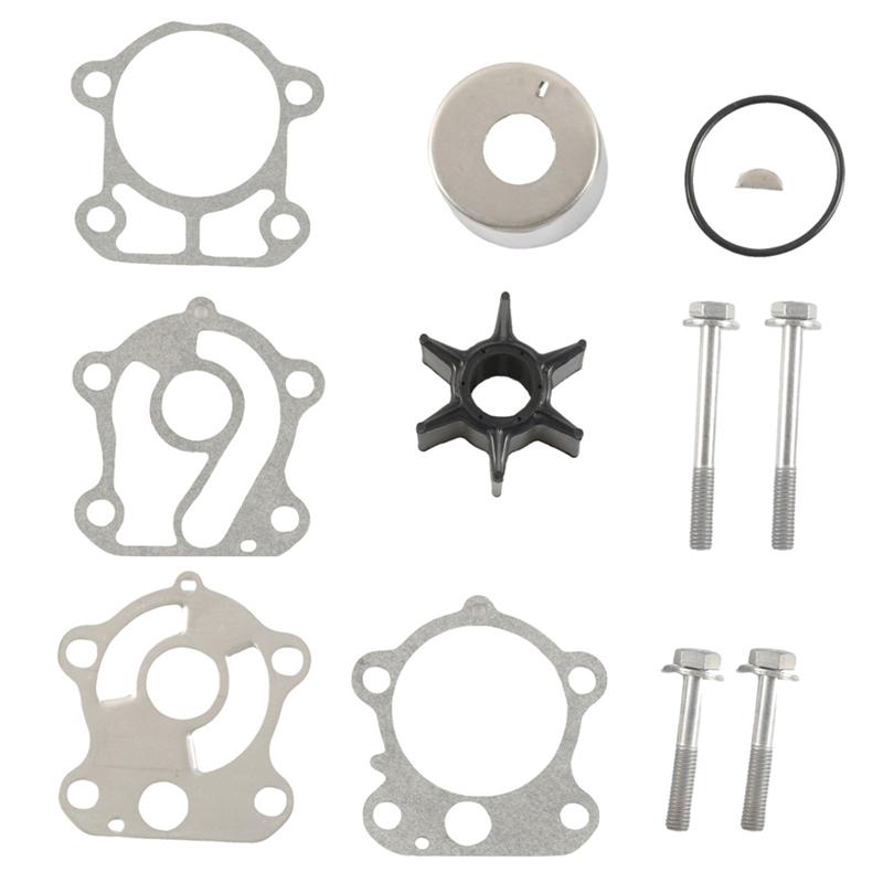 Water Pump Impeller Repair Kit 692-W0078-02 With Housing For Outboard 2 Stroke 60-90 HP Models 18-3370 692-W0078