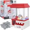 Creative Claw Machine Arcade Game with 24 Game Coin Mini Candy Grabber Machine Prize Toys Dispenser for Kids Gifts Party Game