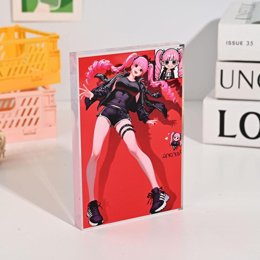 High-Quality Transparent Acrylic Anime Star Desktop Standee - Customizable Birthday Ornament
