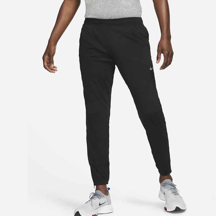 Nike Sports Fitness Training Running Tapered Knit Pants Men Bottoms Black DD5004-010