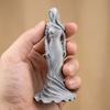 Vintage Kapuce Šála Dámská Figurka 3D Tištěné Šaty Rybí Ocas Bezobličejová Dáma Soška Socha Domácí Kancelářská Dekorace Ozdoba