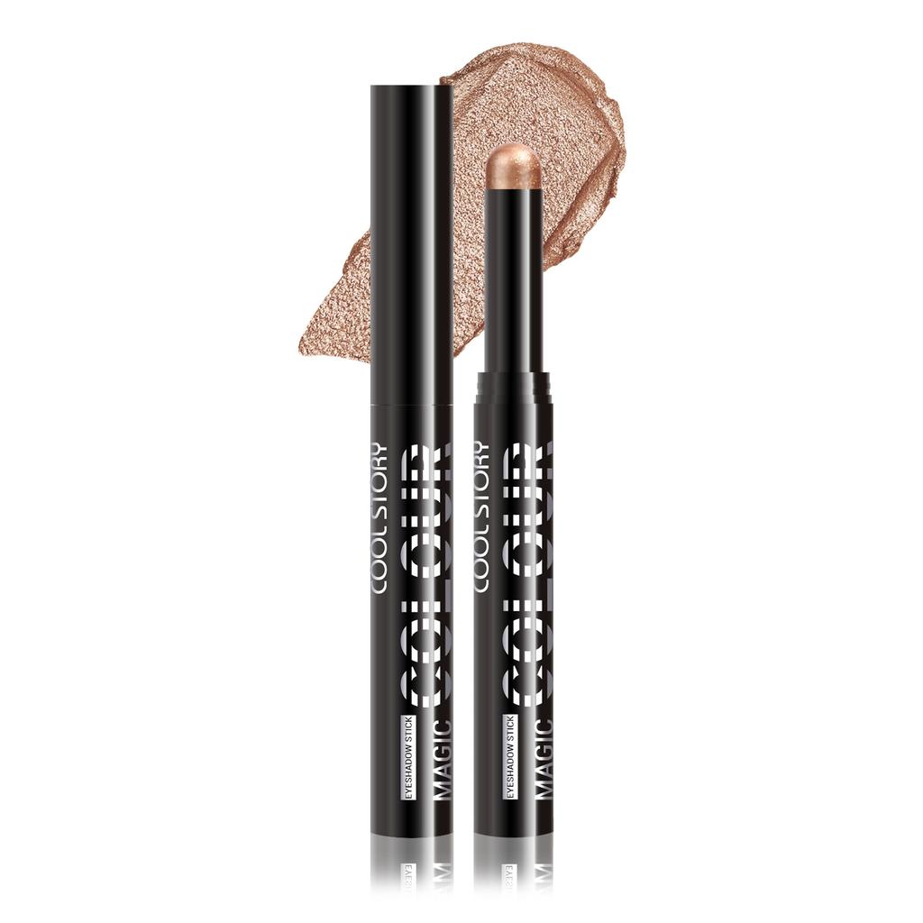 Smoky Dark Blue Eyeshadow Pencil Stick Waterproof Pearlescent 24 Colors Metallic Glitter Eye Shadow Highlighter Pen Makeup Tool