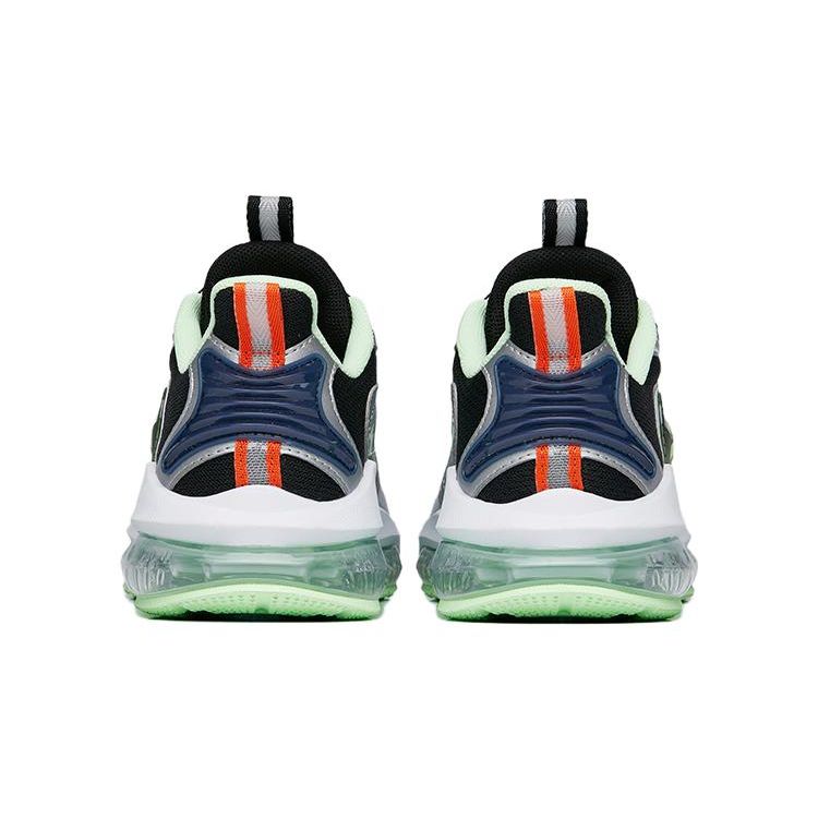 Anta Kids UFO 4.0 Comfortable Daily Non-Slip Wear-Resistant Low-Top Running Shoes Kids Running Shoes Silver Green 312235588-1