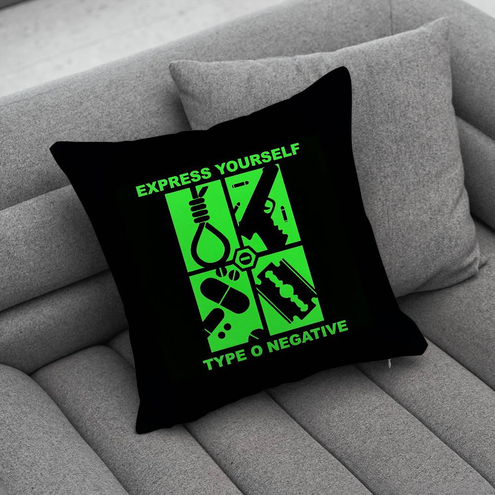 TType O NNegative Creative patterned pillowcases for interior decoration office living room home