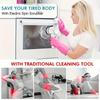 [USB Rechargeable]5-in-1 Rechargeable Electric Cleaning Brush Set with USB Charging, Multi-Purpose Handheld Brush Tool Kit for Bathroom, Kitchen