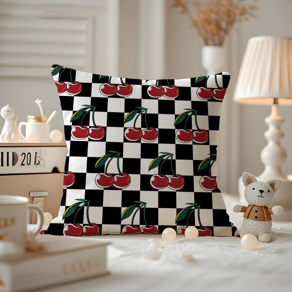 Kirsh Cushion Cover Anti-dustmite Pillowcase Invisible Zipper Silky Short Plush Sofa Cushion Cover