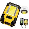 Rechargeable COB Magnetic Work Light - Multi-functional, High-Brightness Lamp for Car Repair and Camping.
