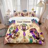Custom Ancient Egyptian Mythology Printed 3pcs Bedding Set Soft Microfiber 1 Duvet Cover And 2 Pillowcases Home Bedroom Decor Xmas Gift Q19