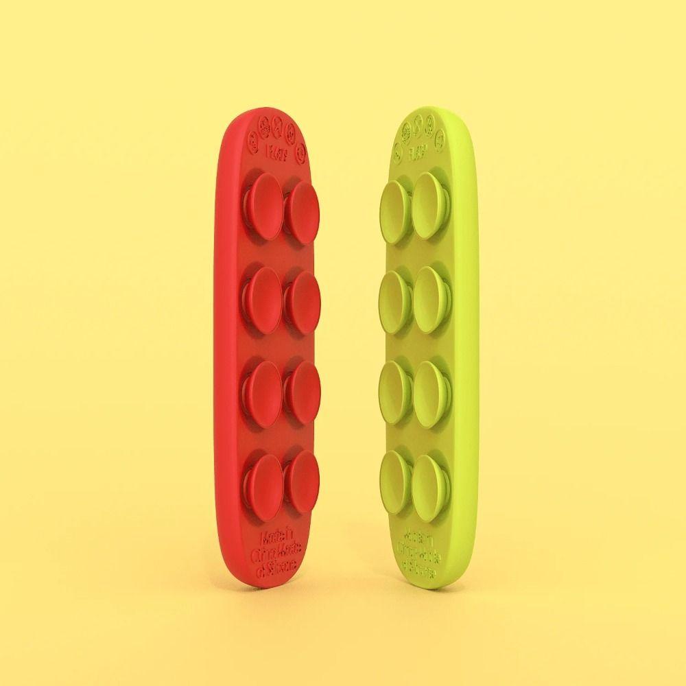 Fidgeting Toy Silicone Sensory Strip Suction Cup Textured Worry Stones  Adult Kids
