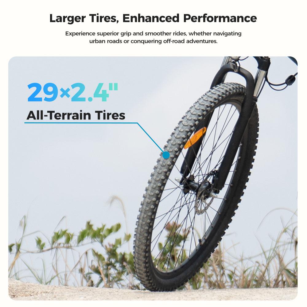 Foride Xtremer 3 250W 576Wh E-Bike mit 29”×2.4” Mountainbike-Reifen und 120km Maximalreichweite