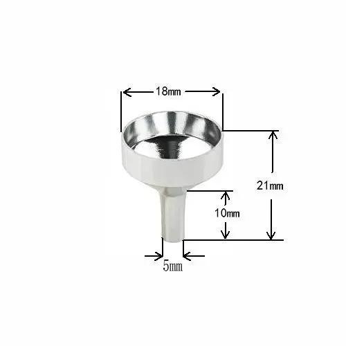 1Pcs Mini metal Aluminum Funnel Kitchen Oil Liquid Funnel with Detachable Filter Wide Mouth Funnel for Canning Kitchen Tools