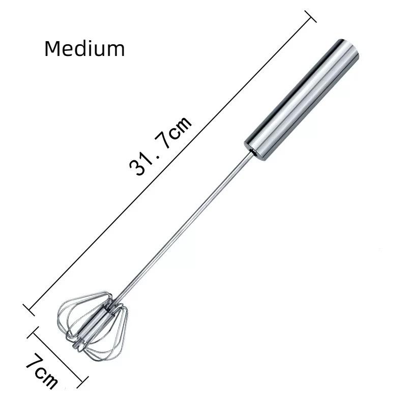 Egg Beaters Hand Pressure Rotary Semi-Automatic Whisk Foamer Rotate Hand Kitchen Tools