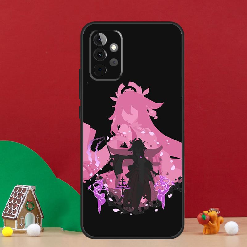 Yae Miko Genshin Impact Case For Samsung Galaxy A54 A06 A16 A26 A36 A56 A53 A32 A52 A33 A13 A55 A35 A15 A14 A34 A17