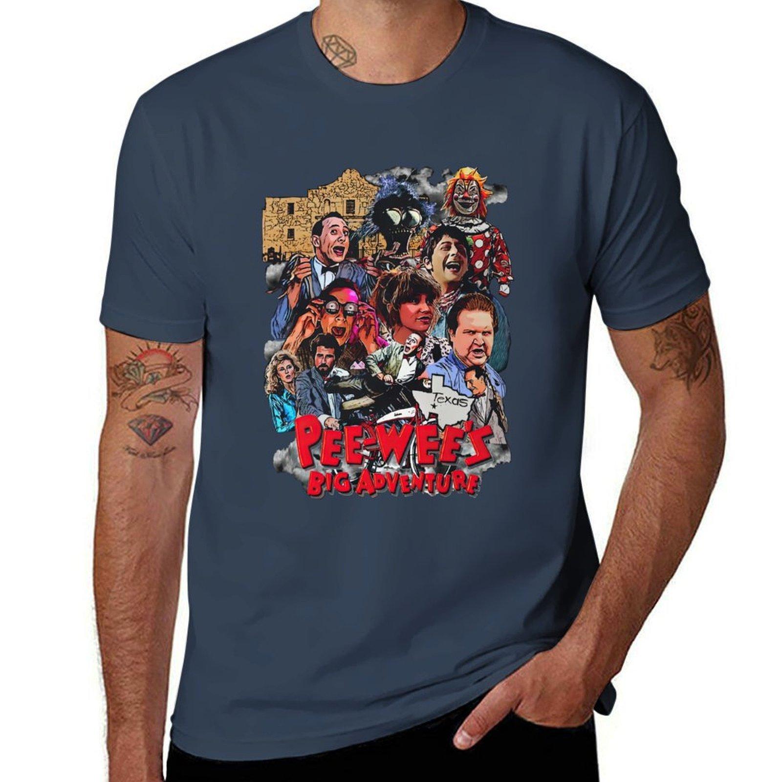 Vintage Pee Wee Herman vintage TShirt Classic Print Short Sleeve Shirt S