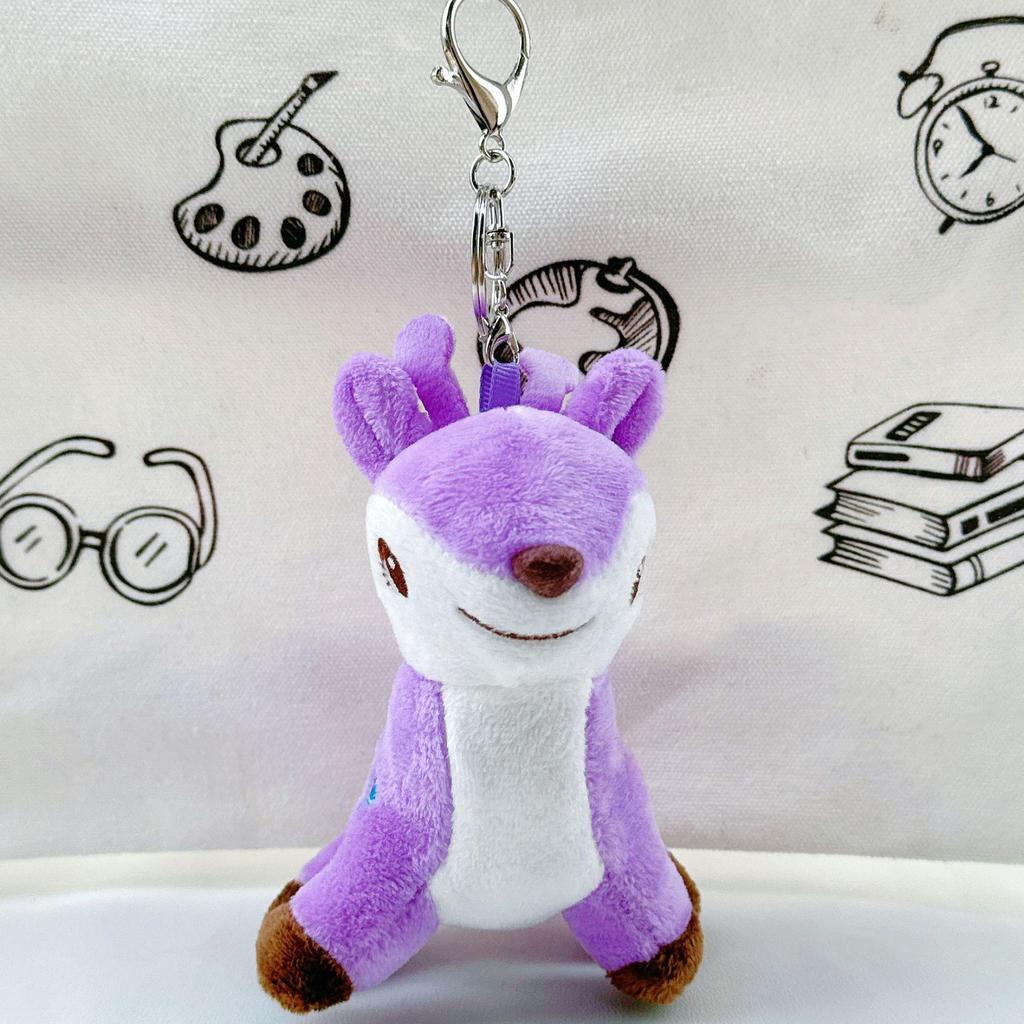 Cross-border Forest Animal Fawn Plush Deer Backpack Pendant