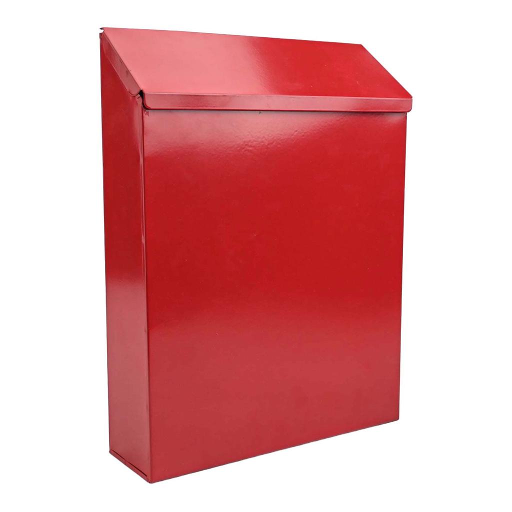 1 Pcs Iron Suggestion Box Creative Lockable Wall-Mounted Mailbox Wall Decoration With 2 Keys Waterproof Suggestion Box For Home